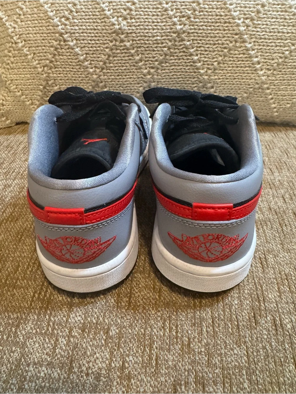 WOMENS AIR JORDAN 1 Womens Cement Fire Red FZ4183 002 SIZE 6.5